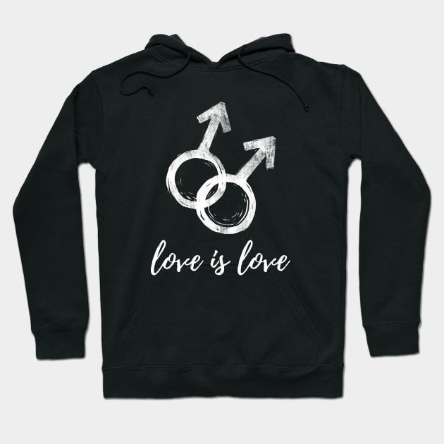 Love is Love Queer Hoodie by IllustratedActivist